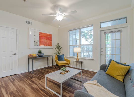 Living Room at Capitol Crossing, Texas, 78744