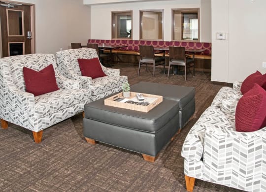 Lounge at The Cavanagh 55+ Apartments, Crystal, 55429