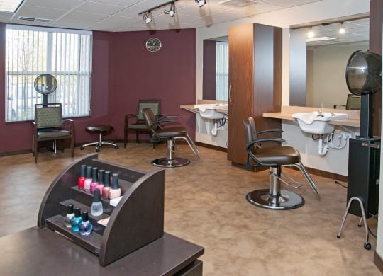 Beauty Salon at The Cavanagh 55+ Apartments, Crystal, MN