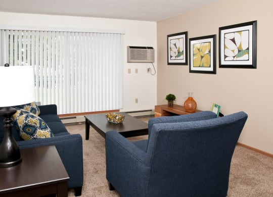 Cedar Ridge_Model Apartment Living Room
