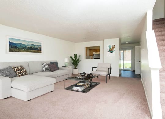 Living Room at The Bluffs at Cherry Hills, Omaha Nebraska