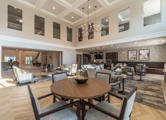 Community Room interior at Covington Crossings 55+ Senior Living, Georgia