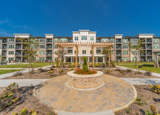 Courtyard view at Covington Crossings 55+ Senior Living, Covington, GA, 30014