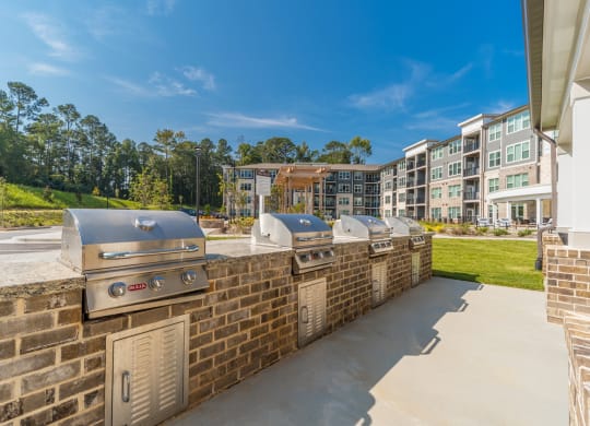Grilling Area at Covington Crossings 55+ Senior Living, Georgia, 30014