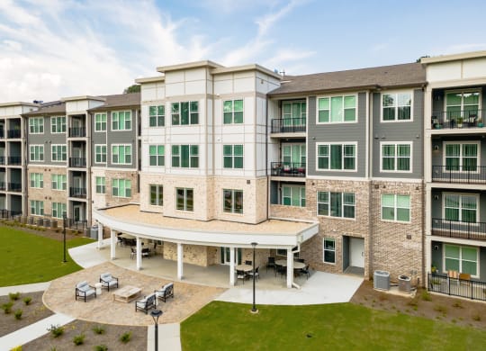 Patio at Covington Crossings 55+ Senior Living, Georgia