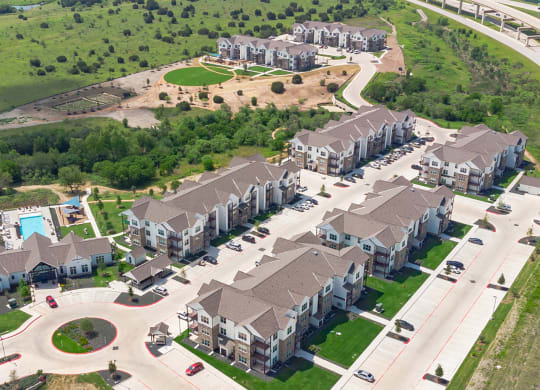 Dominium-Crossroad Commons-Aerial at Crossroad Commons, Manor, 78653