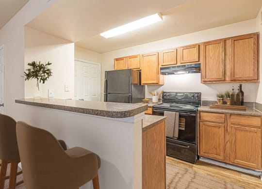 Dominium-Fulton Pointe-Virtually Staged Kitchen