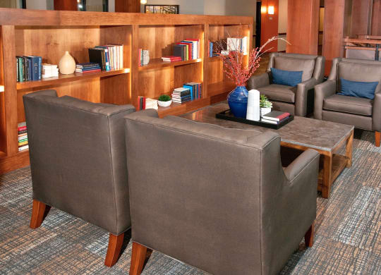 Library at The Grainwood Senior Apartments, Prior Lake, MN 55372