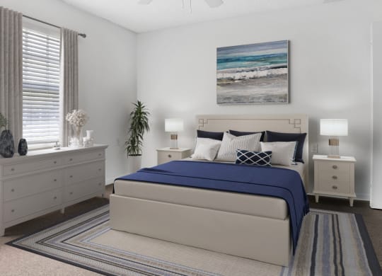 Dominium-Groves of Delray-Virtually Staged Bedroom