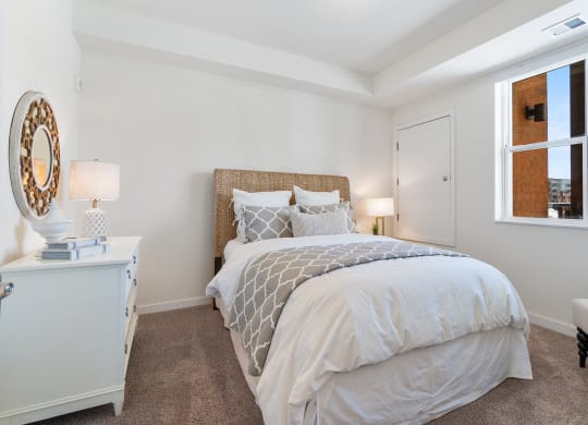 Spacious Bedroom at Harbor at Twin Lakes 55+ Apartments, Roseville, 55113