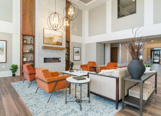 Community Room at Harbor at Twin Lakes 55+ Apartments, Roseville