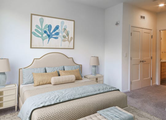Bedroom at Haven at Congaree Pointe 55+ Apartments, Columbia, SC 29209