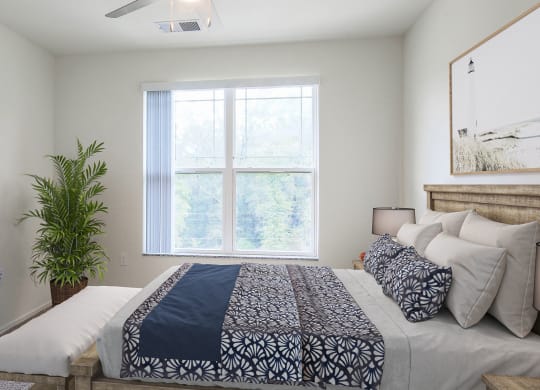 Bedroom at Haven at Congaree Pointe 55+ Apartments, Columbia