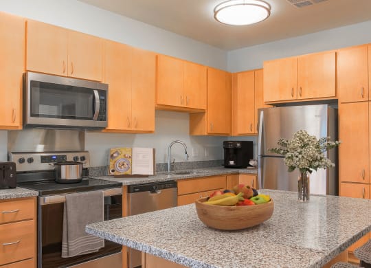 Kitchen at Haven at Congaree Pointe 55+ Apartments, Columbia, 29209