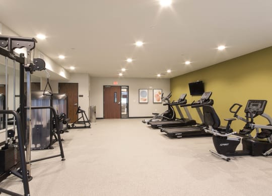 Fitness Area at Haven at Congaree Pointe 55+ Apartments, South Carolina, 29209