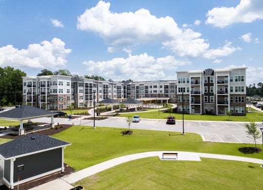 Green Space Walking Trail at Haven at Congaree Pointe 55+ Apartments, Columbia, SC 29209