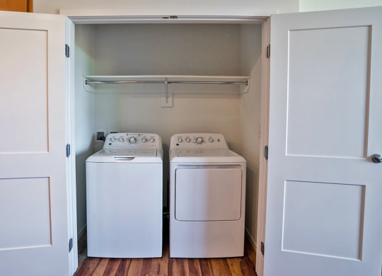 Laundry at Heritage at Church Ranch 55+ Apartments, Colorado, 80021
