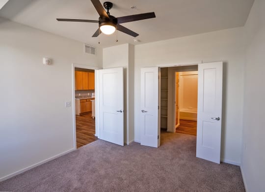 Bedroom at Heritage at Church Ranch 55+ Apartments, Colorado