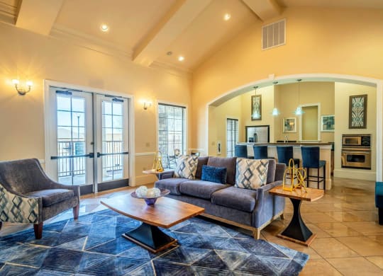 Living room at Highland Hills, Dallas, 75241