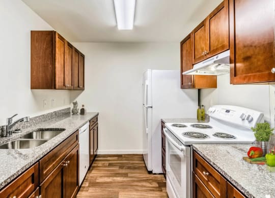 Spacious Kitchen at Lakecrest Village, Houston