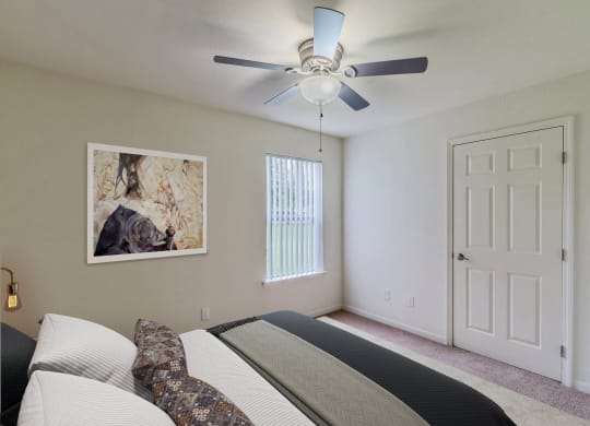 Bedroom at Lakecrest Village, Houston, 77078