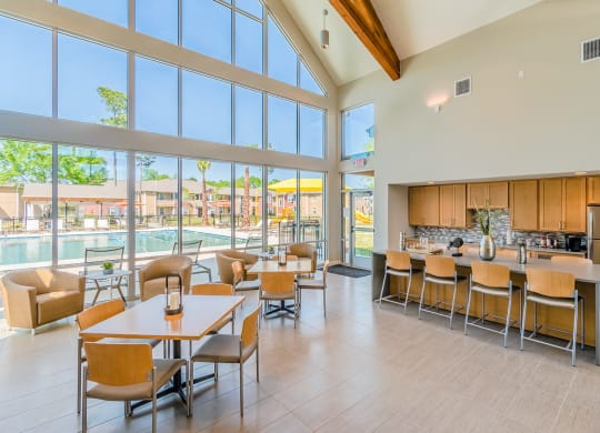 Community Room at Lakecrest Village, Houston, TX 
