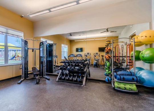 Fitness Center at Lakecrest Village, Houston Texas