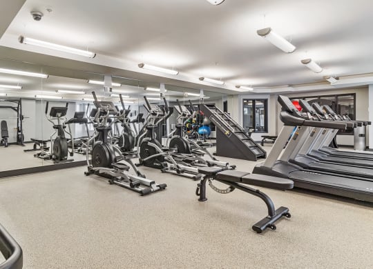 Fitness Center at The Landings at Silver Lake Village, St. Anthony, MN