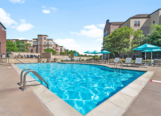 Pool View at The Landings at Silver Lake Village, Minnesota, 55421