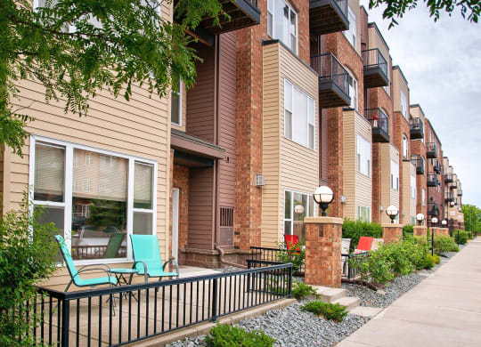 Exterior at The Landings at Silver Lake Village, St. Anthony, 55421 