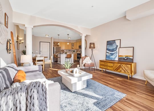 Living Area at The Landings at Silver Lake Village, St. Anthony, MN 55421 