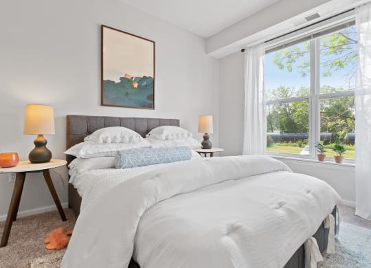 Gorgeous Bedroom at The Landings at Silver Lake Village, St. Anthony