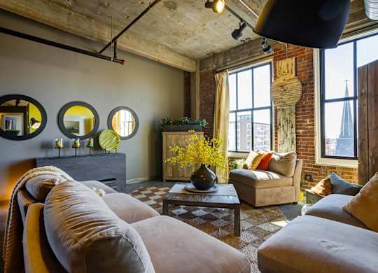 Leather Trades_Model Living Room