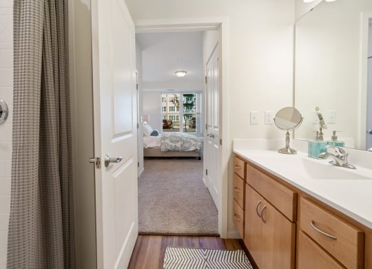 Bathroom at Legacy Commons at Signal Hills 55+ Apartments, West St. Paul, MN