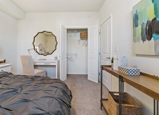 Bedroom With Closet at Legacy Commons at Signal Hills 55+ Apartments, West St. Paul, MN