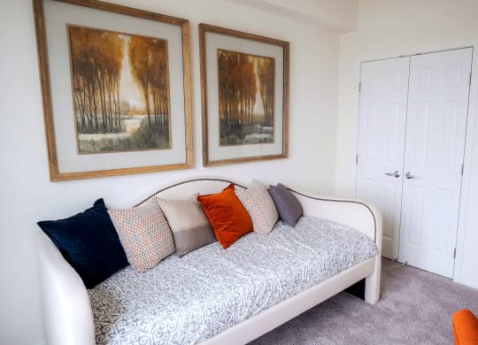 Soft Comfortable Sofa at The Legends at Berry 62+ Apartments, St. Paul, Minnesota