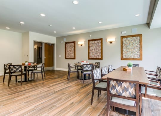 Fully Equipped Dining Area at The Legends at Berry 62+ Apartments, St. Paul, 55114