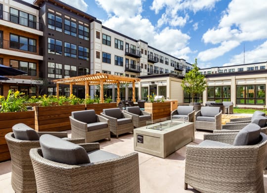 Enjoy Your Day At Rooftop Deck at The Legends at Berry 62+ Apartments, Minnesota 