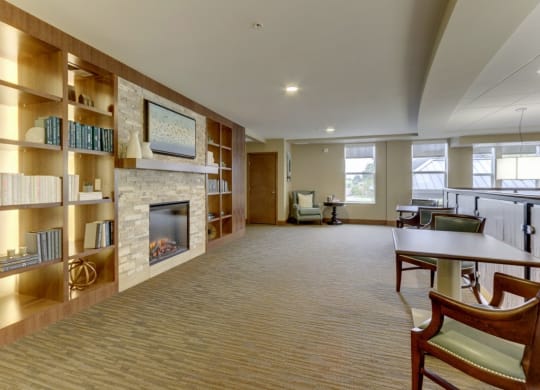 Library at The Legends at Silver Lake Village 55+ Apartments, St. Anthony