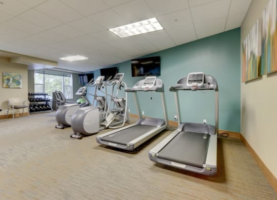 Fitness Center at The Legends at Silver Lake Village 55+ Apartments, St. Anthony, 55421