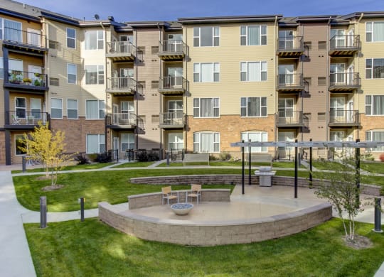 Building Exterior view at The Legends at Silver Lake Village 55+ Apartments, St. Anthony, Minnesota, 55421