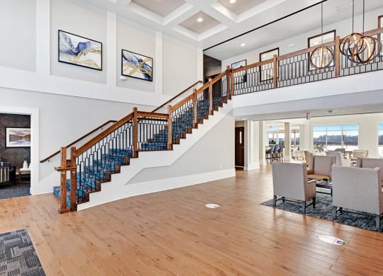 Lobby Area at The Legends of Blaine 55+, Blaine