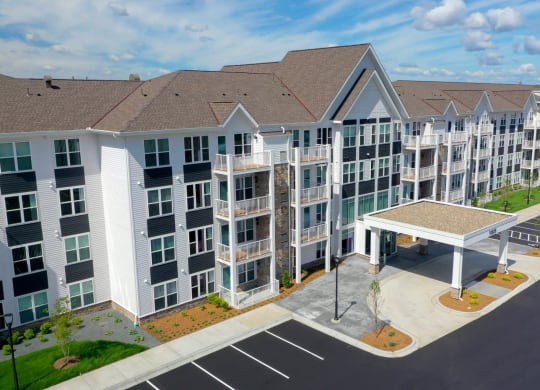 Aerial Exterior at The Legends of Blaine 55+, Blaine, MN 55449