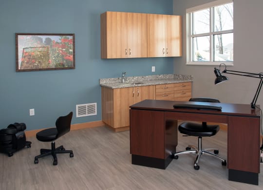 Beauty Salon at The Legends of Woodbury 55+ Apartments, Woodbury Minnesota
