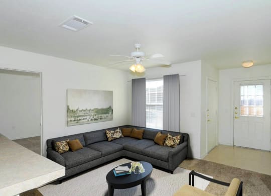 Living room at Madison Pointe Apartments, Cotulla