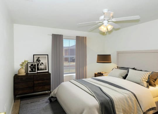 Bedroom at Madison Pointe Apartments, Cotulla, Texas