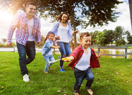 Magnolia Court_Family Playing 