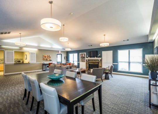 Community Room at MeadowView Townhomes, Goshen, Ohio