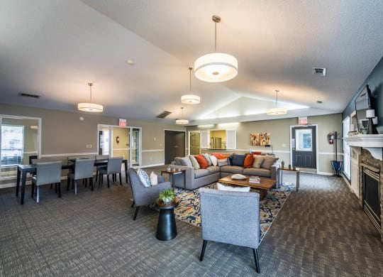 Community Room at MeadowView Townhomes, Goshen, 45122