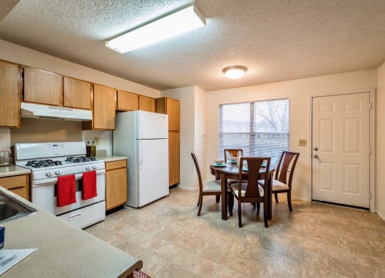 Kitchen at MeadowView Townhomes, Goshen, 45122
